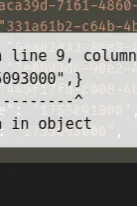 The Error on line 9